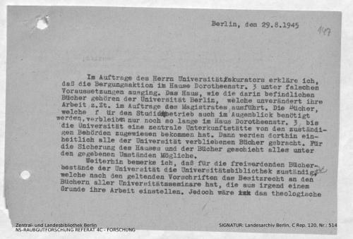 Landesarchiv Berlin, C Rep. 120 Nr. 514, Bl. 147