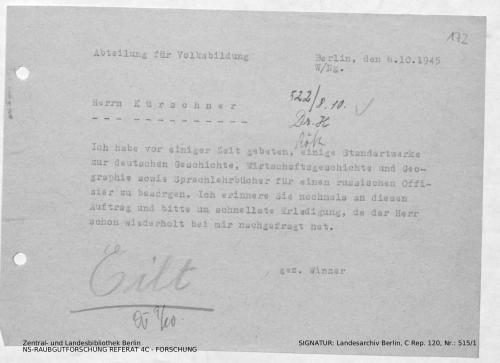 Landesarchiv Berlin, C Rep. 120 Nr. 515/1, Bl. 172