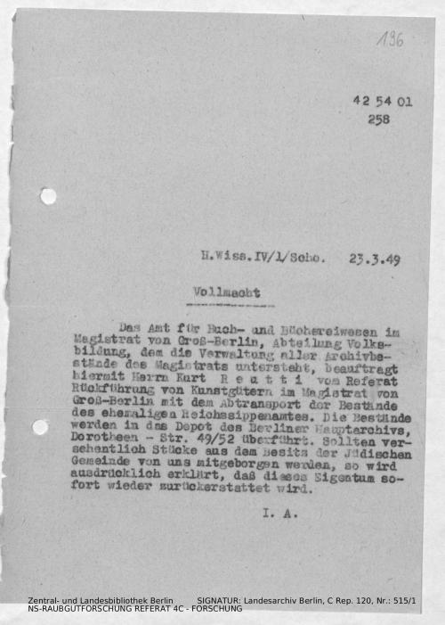 Landesarchiv Berlin, C Rep. 120 Nr. 515/1, Bl. 196
