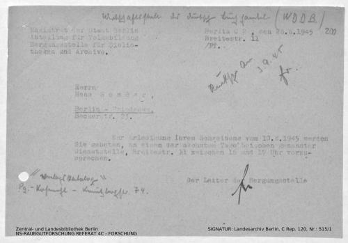 Landesarchiv Berlin, C Rep. 120 Nr. 515/1, Bl. 200
