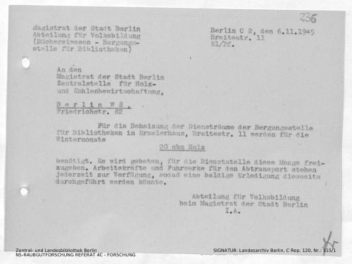 Landesarchiv Berlin, C Rep. 120 Nr. 515/1, Bl. 236
