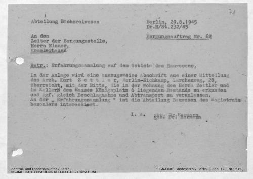Landesarchiv Berlin, C Rep. 120 Nr. 515, Bl. 71