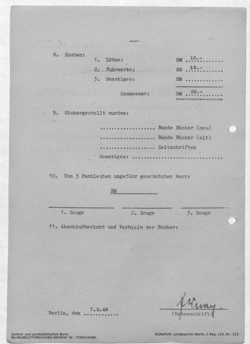 Landesarchiv Berlin, C Rep. 120 Nr. 515, Bl. 99