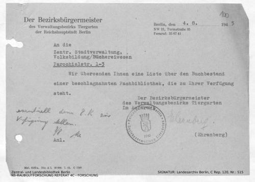 Landesarchiv Berlin, C Rep. 120 Nr. 515, Bl. 100
